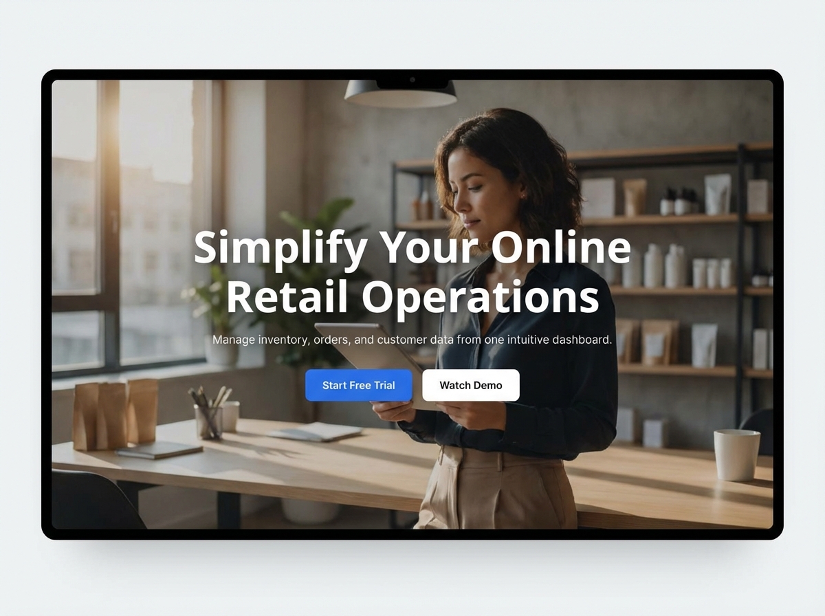 Empower Your E-commerce with an Intuitive Online Retail Manager website preview