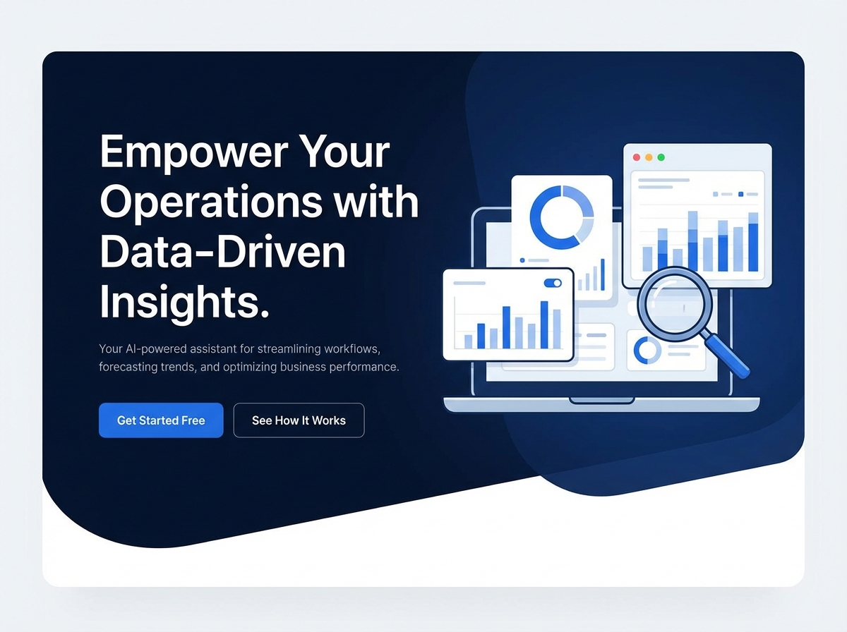 Build a Professional Operations Analyst Assistant Website website preview