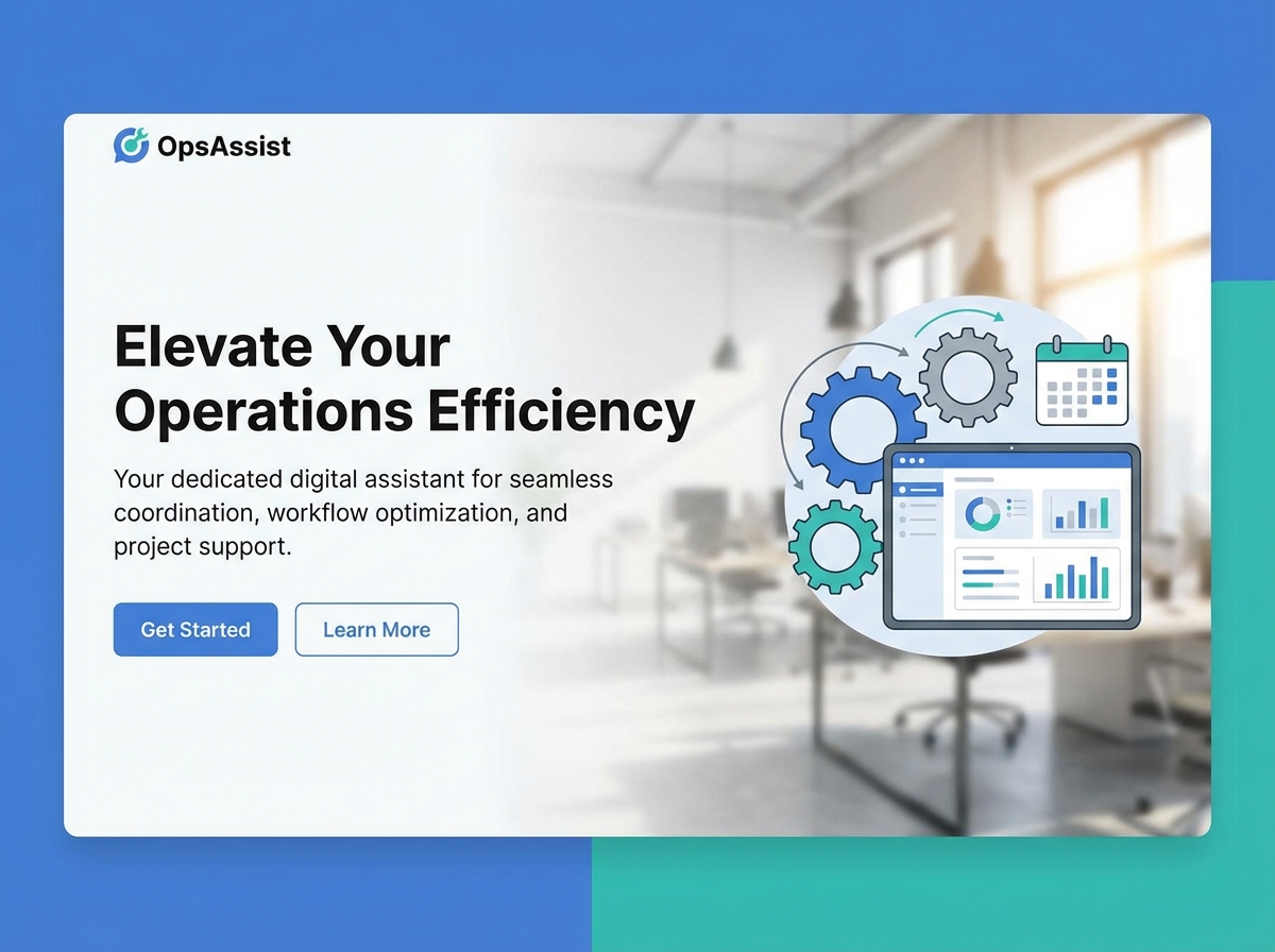 Build Your Professional Operations Coordinator Assistant Portfolio website preview
