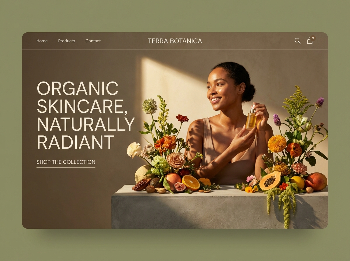 Build Your Lush Organic Beauty Products Website website preview