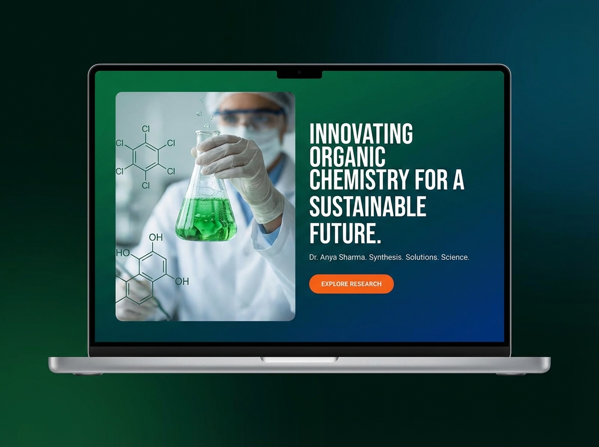 Build a Professional Online Presence for Every Organic Chemist website preview