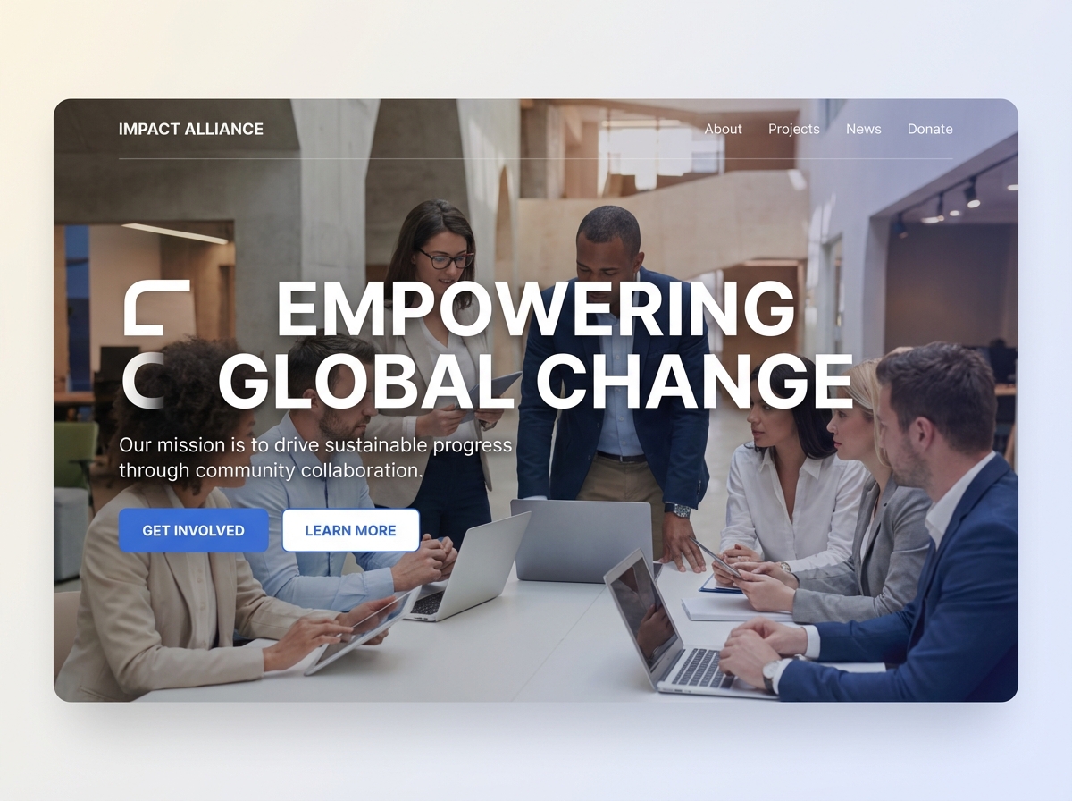 Build Dynamic Websites for Your  Organizations website preview