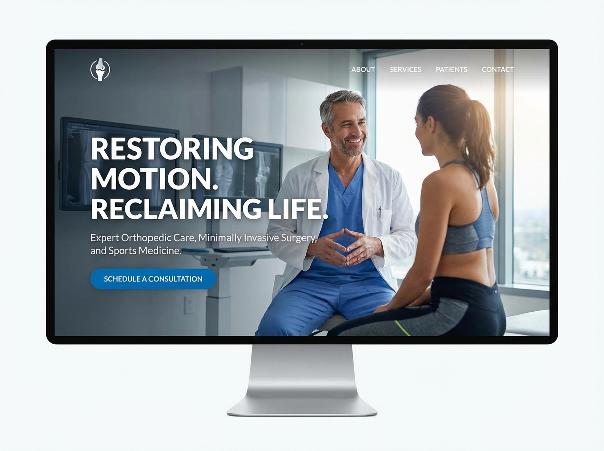 Build a Professional Orthopedic Surgeon Website website preview