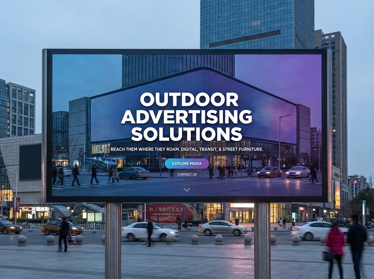 Launch Your Next Campaign with Our AI-Powered Outdoor Advertising Website Builder website preview