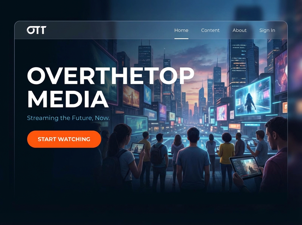 Build Your Own Streaming Service with Grigora's OTT Media Platform website preview