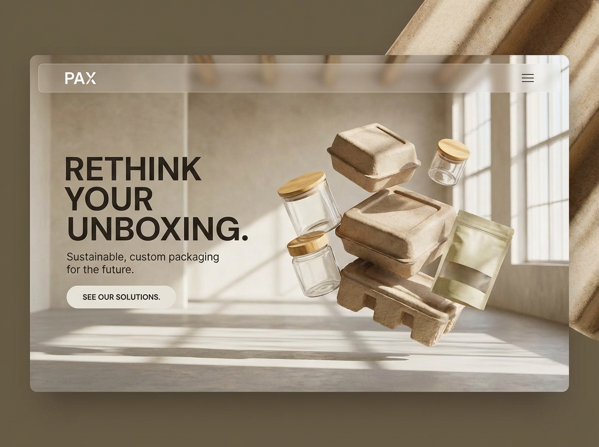 Build a stunning showcase for your custom packaging website preview