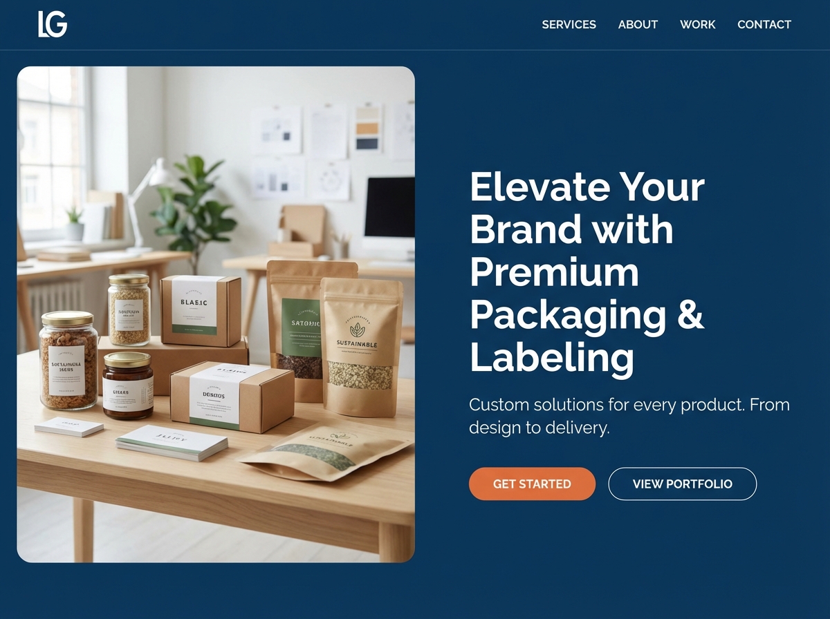 Launch Your Brand with Elite Packaging and Labeling Services website preview