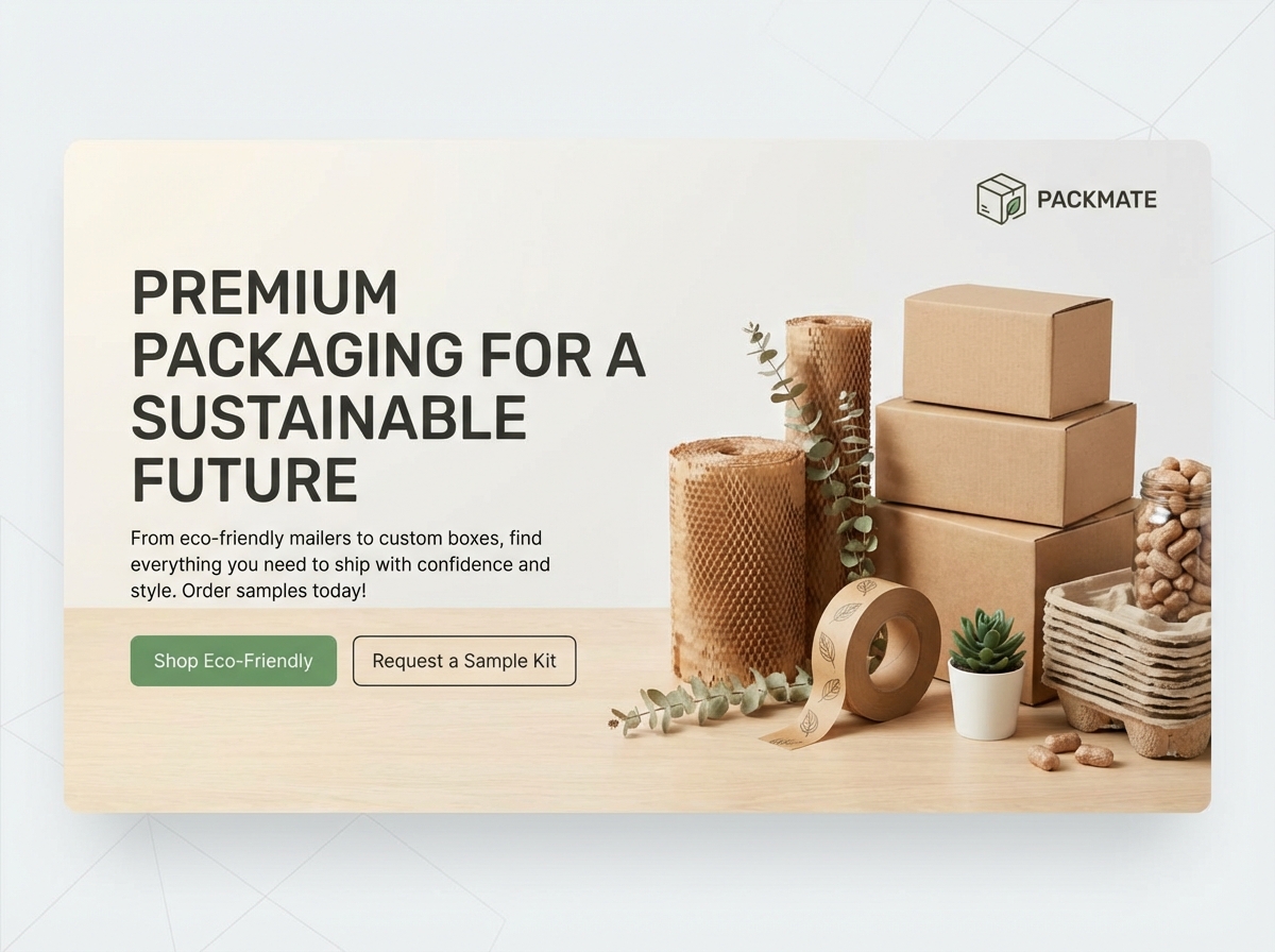 Build a Stunning Website for Your Packaging Materials Business website preview