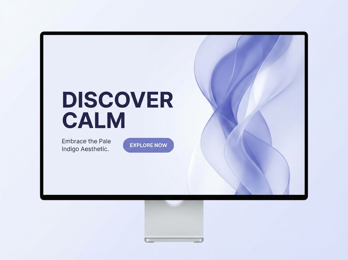 Unleash Creativity with the Perfect Pale Indigo Color website preview