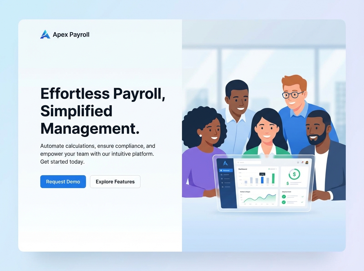 Build Your Professional Website as a Payroll Manager website preview