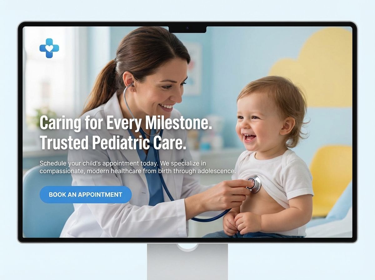 Build Your Pediatrician Website, Attract More Patients website preview