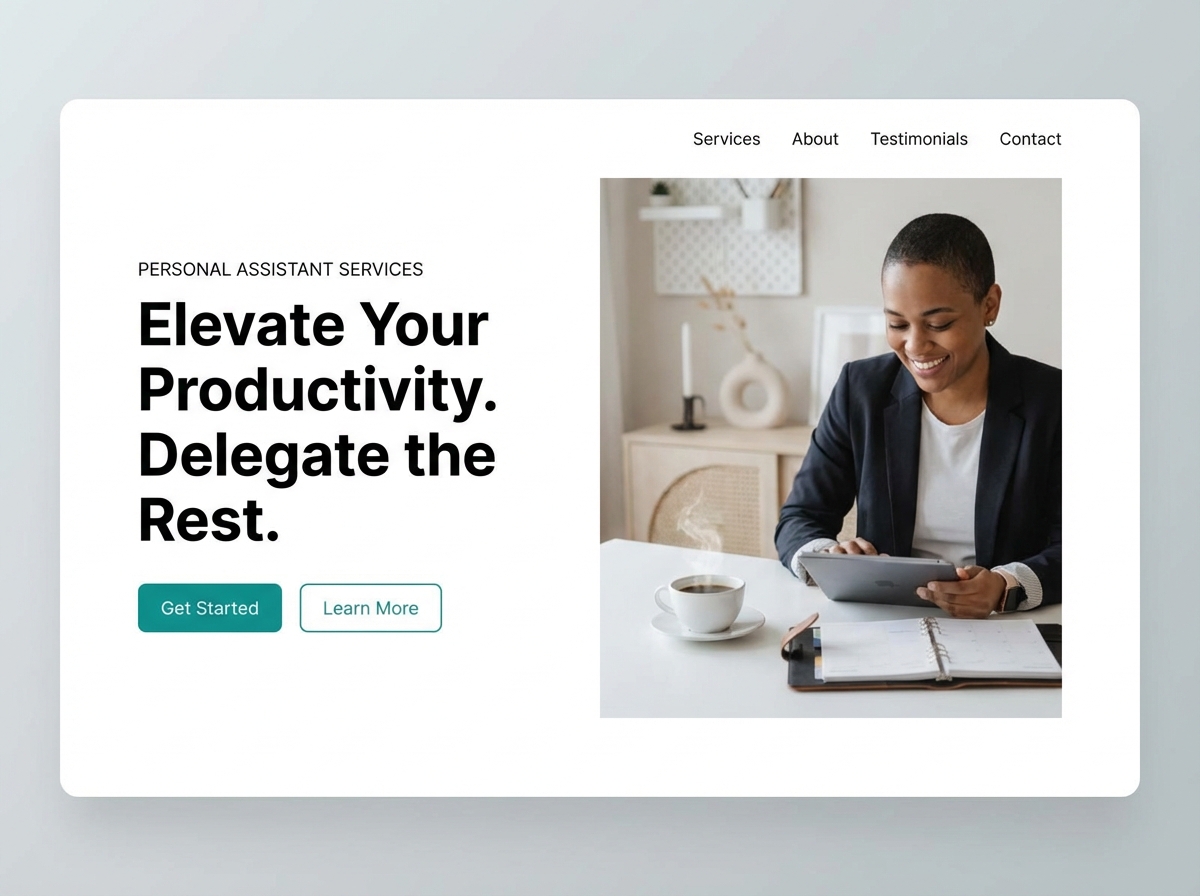 Build a Professional Online Presence for Your Personal Assistant Services website preview