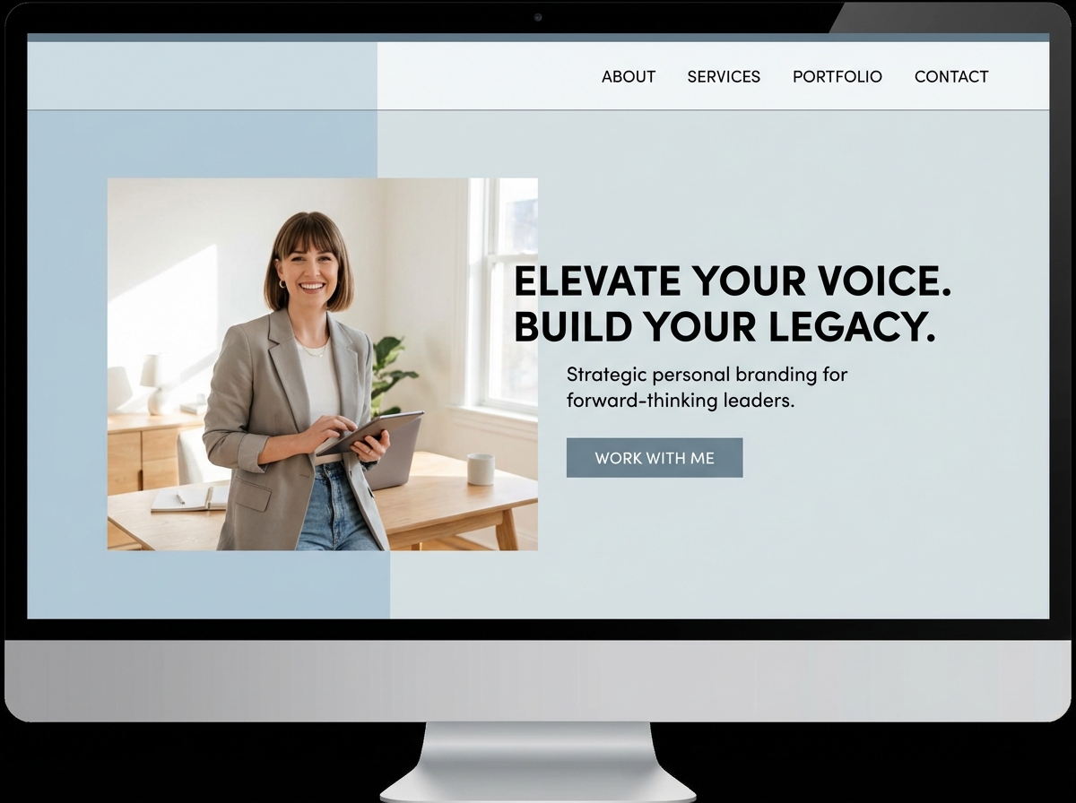 Build Your Unique Online Persona with Grigora's Website Builder website preview