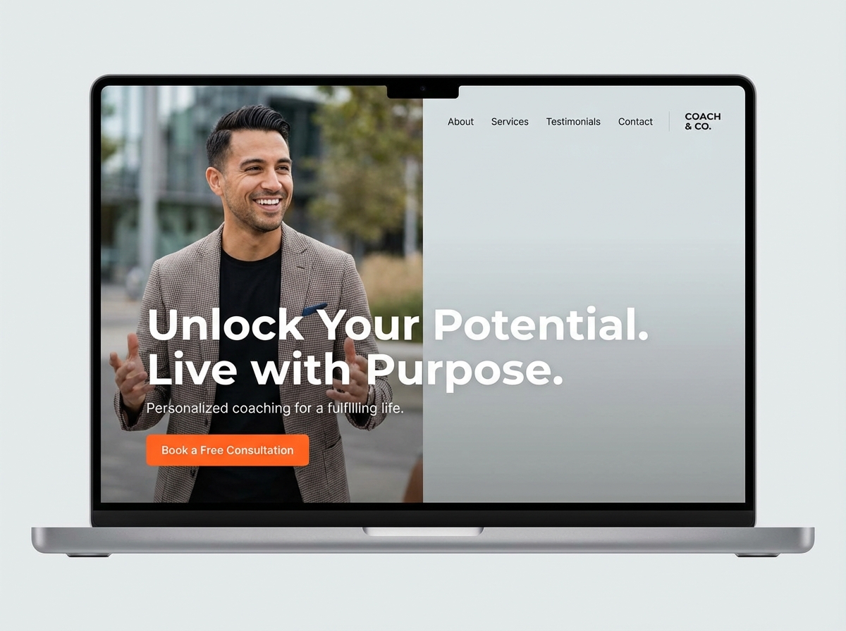 Build Your Coaching Website, Attract More Clients website preview