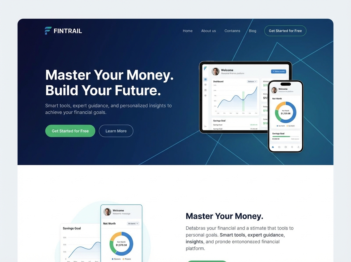 Build Your Authority in Personal Finance website preview