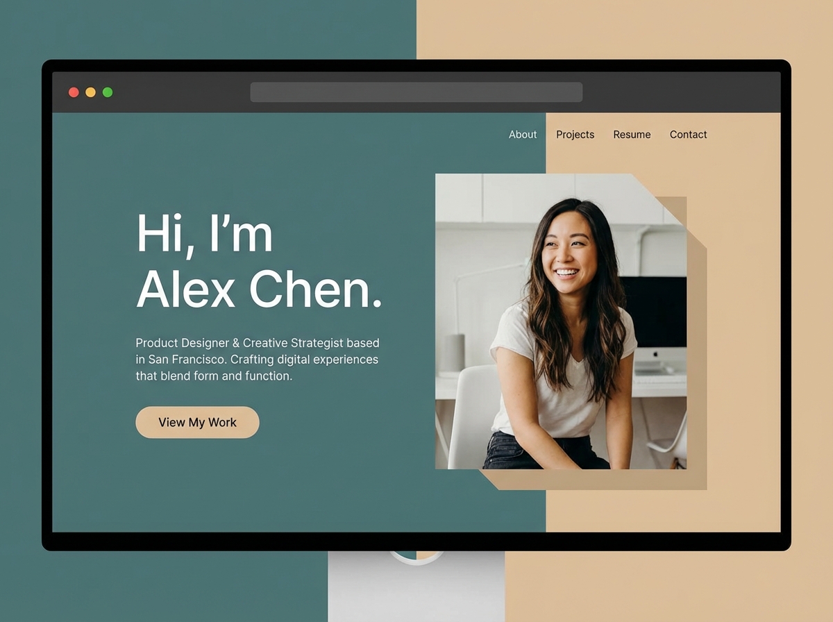 Showcase Your Talent with a Stunning Personal Portfolio website preview