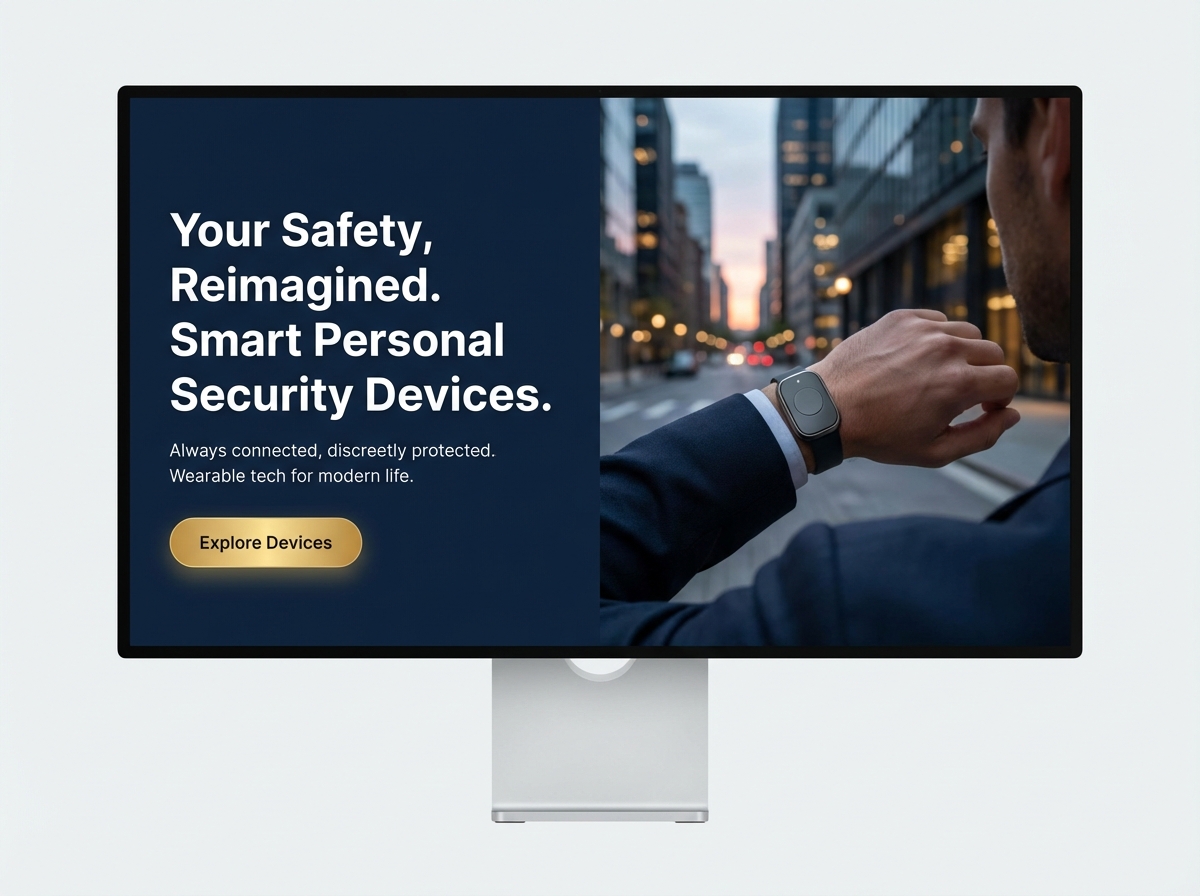 Build a Website for Your Personal Security Devices Business website preview