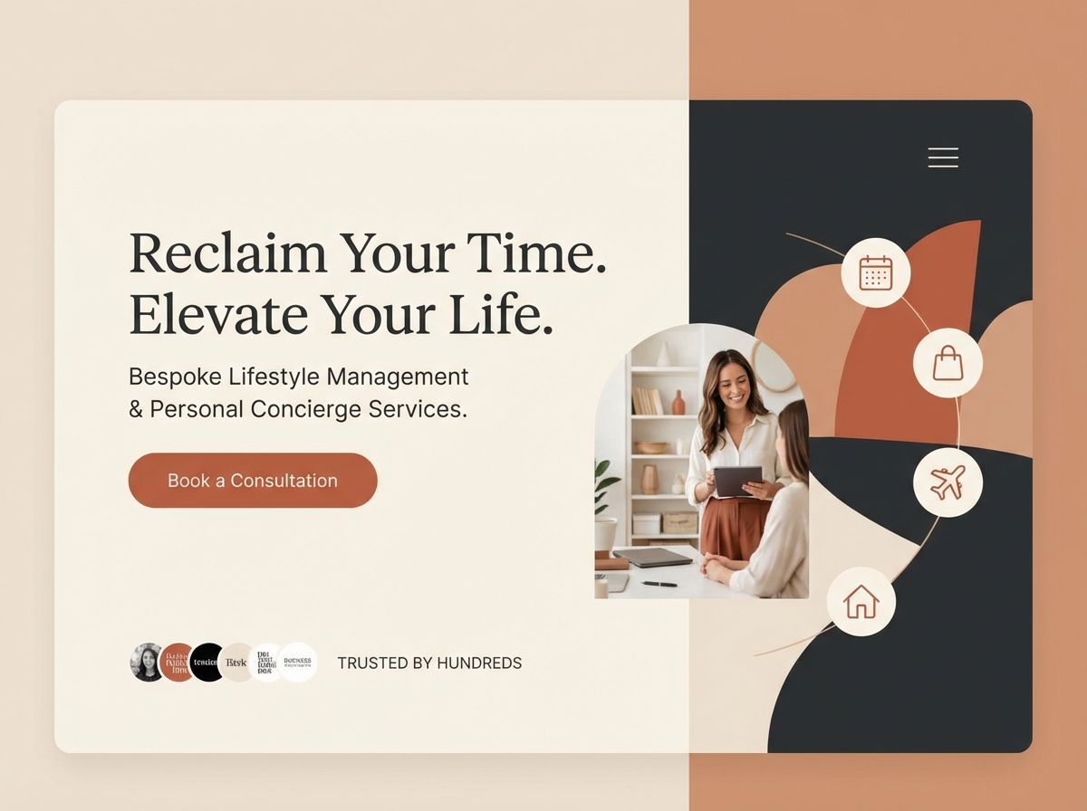 Build a Stunning Website for Your Personal Services website preview