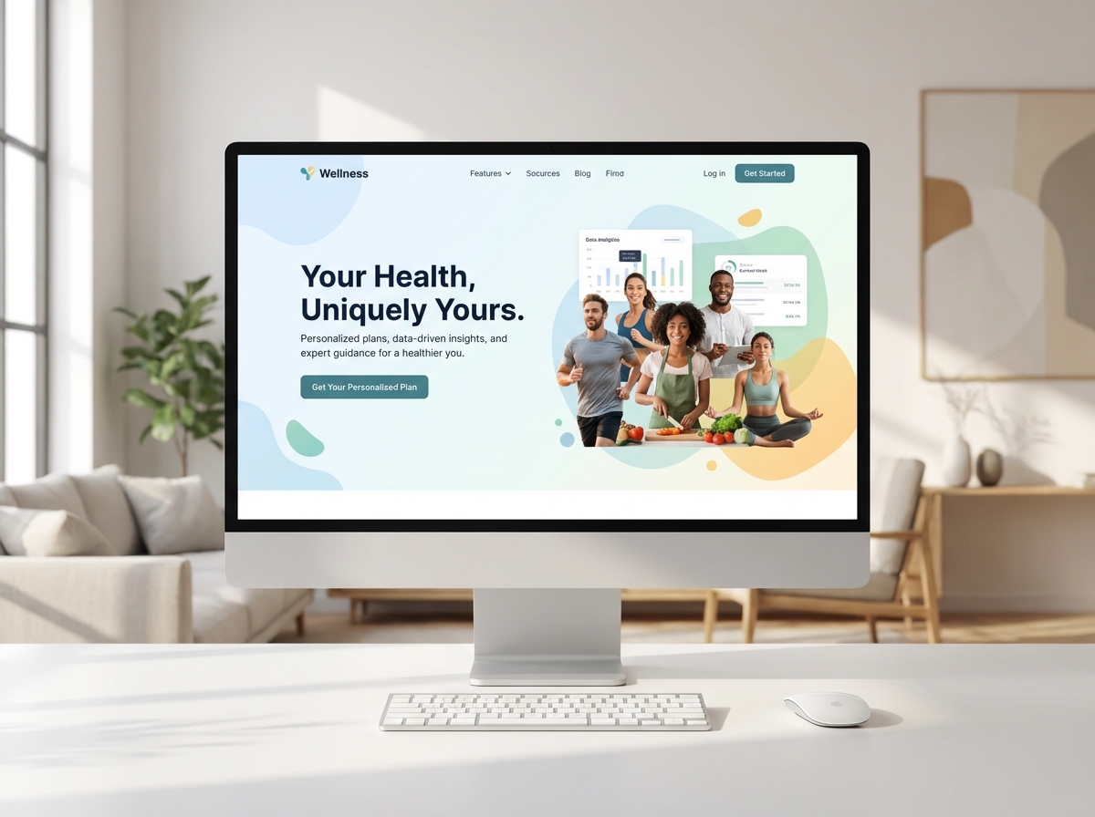 Build Your Dynamic Personalized Health Platform website preview