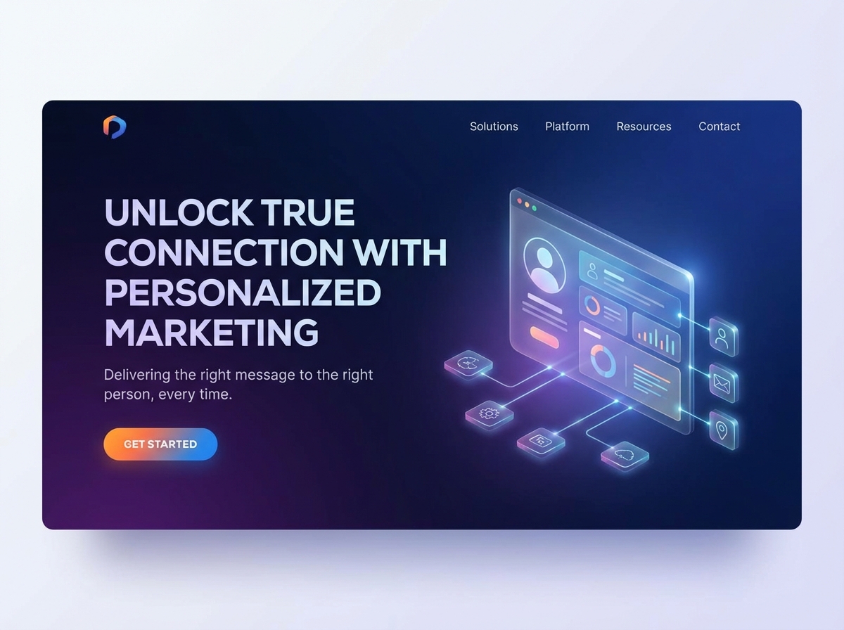 Boost Engagement with a Powerful Personalized Marketing Website website preview