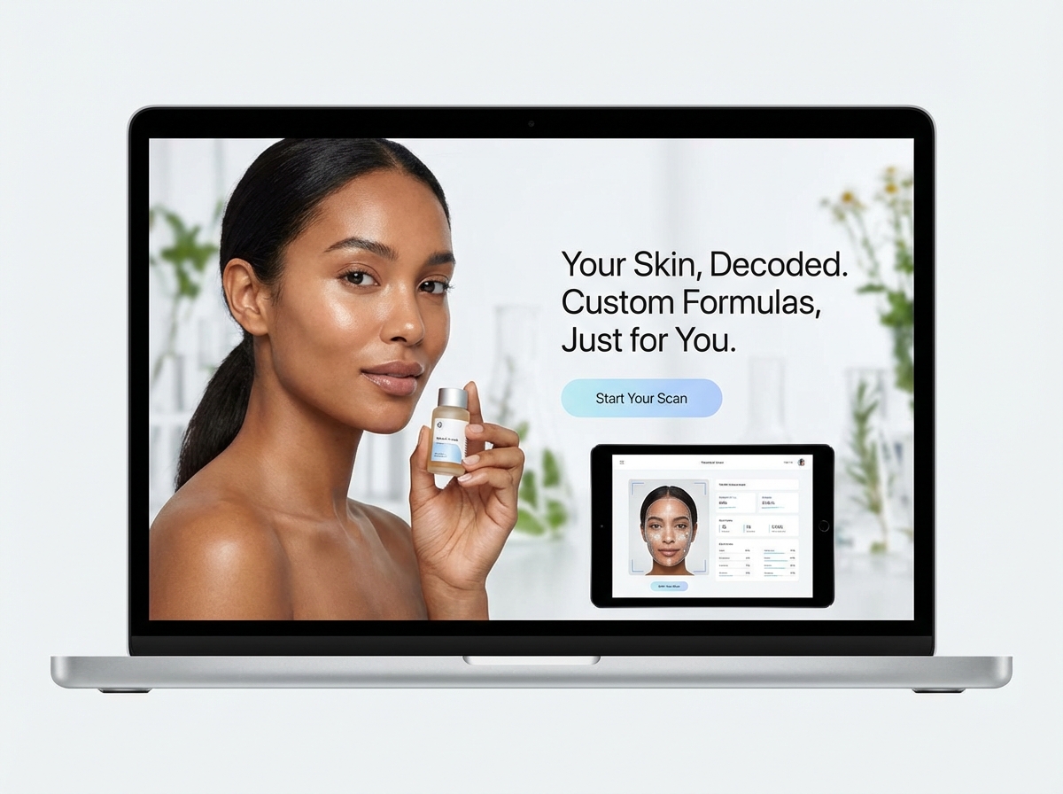 Craft Your Perfect Online Presence with our Personalized Skincare Website Builder website preview