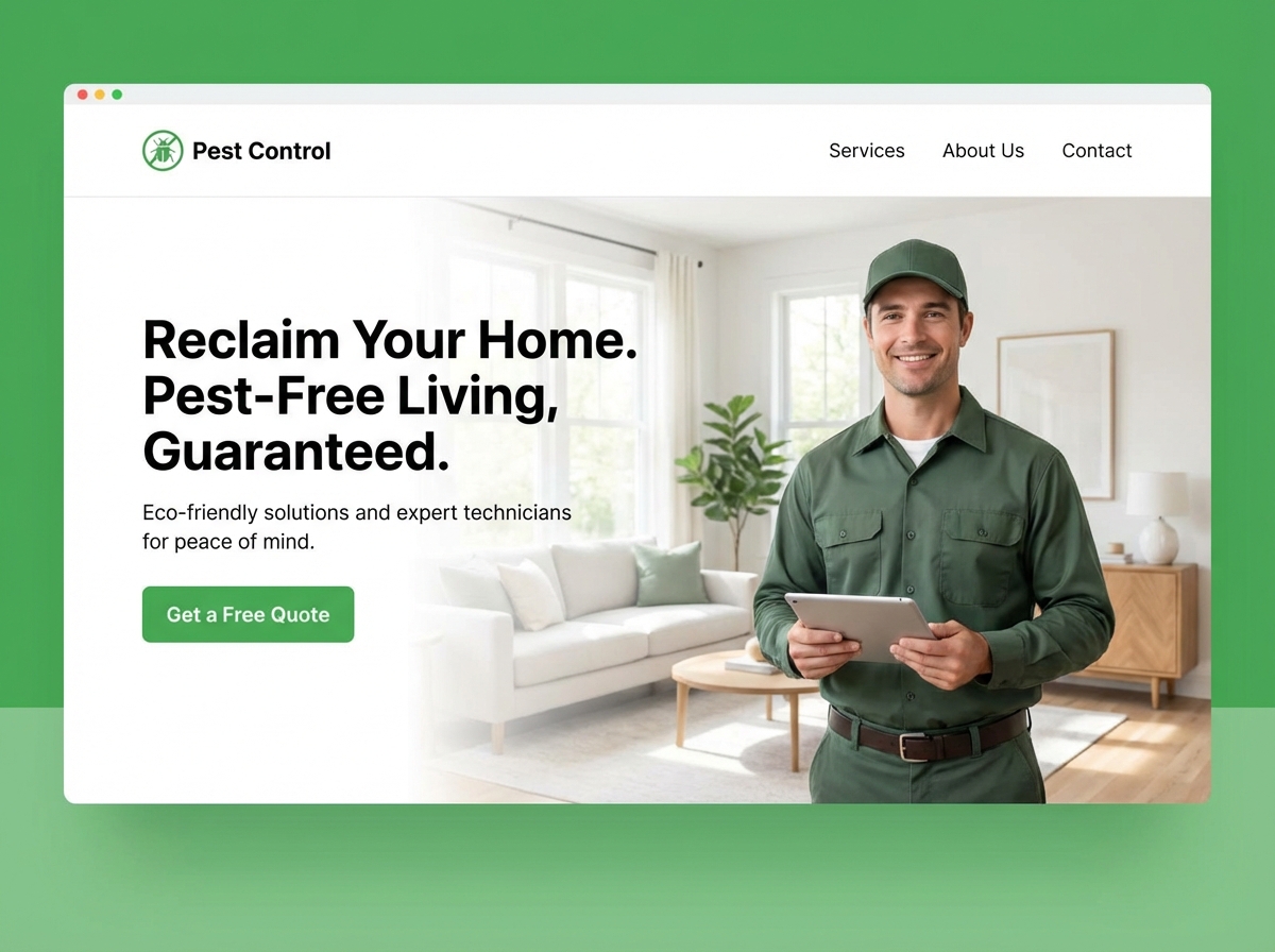 Build a Powerful Online Presence for Your Pest Control Business website preview