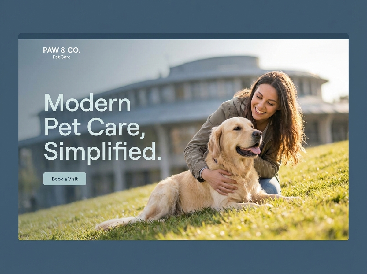 Build Your Purr-fect Pet Care Website Today website preview
