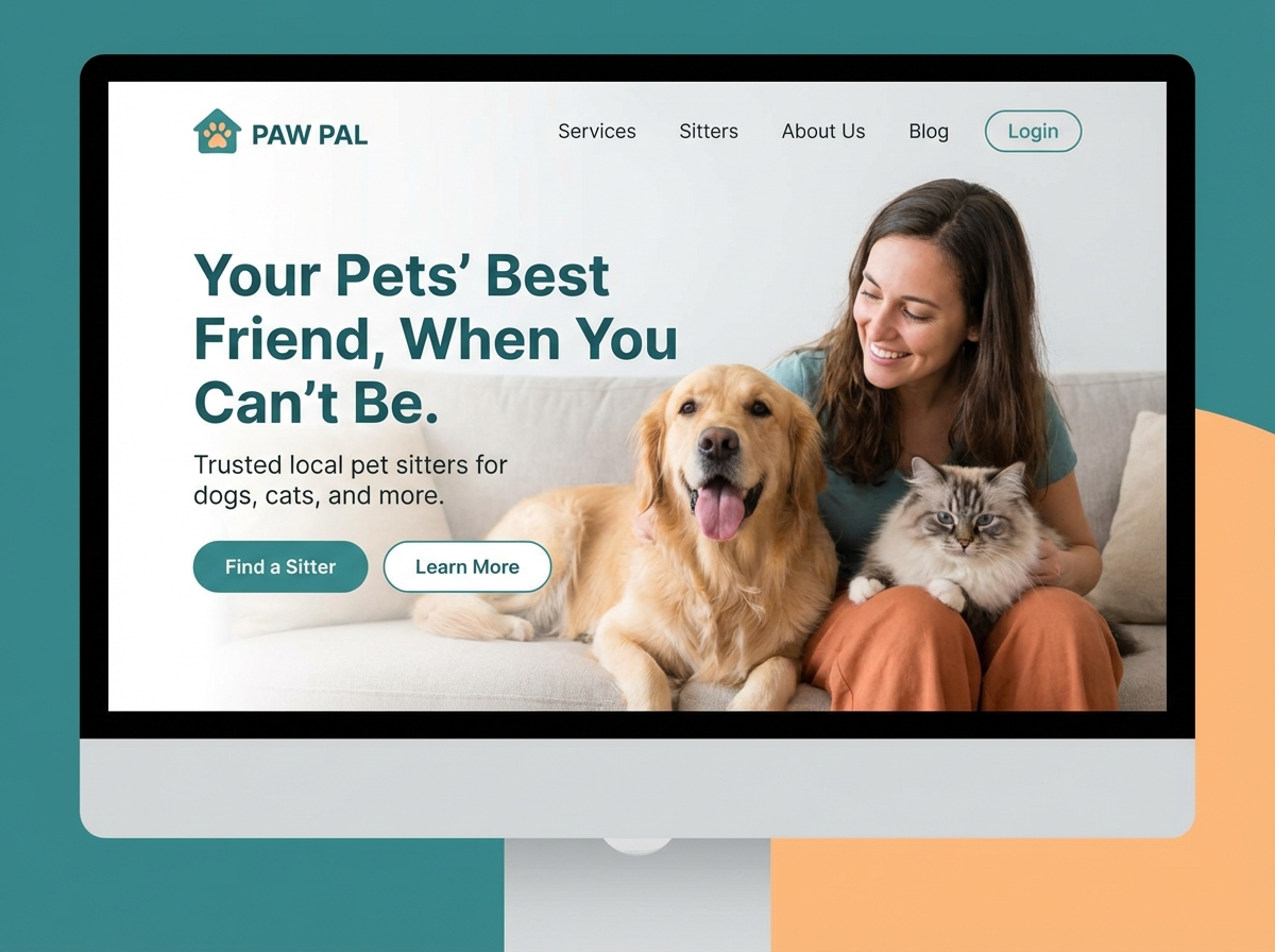 Build a Paw-some Website for Your Pet Sitting Business website preview