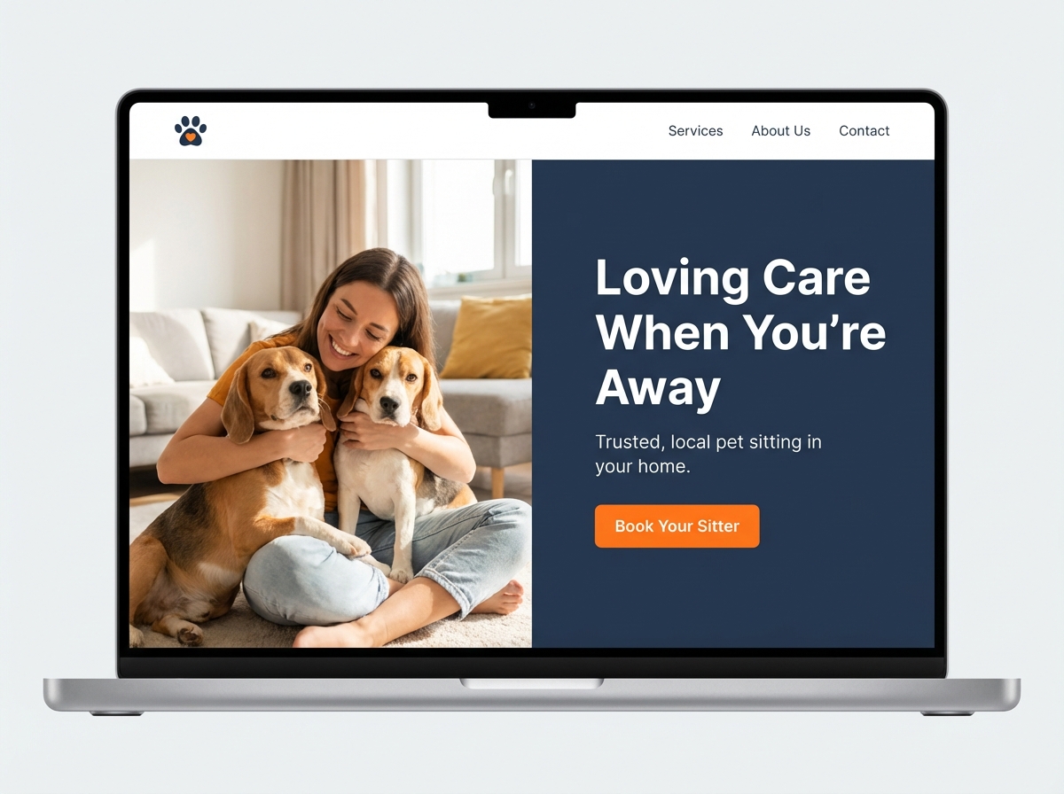 Build Your Purr-fect Pet Sitting Website website preview