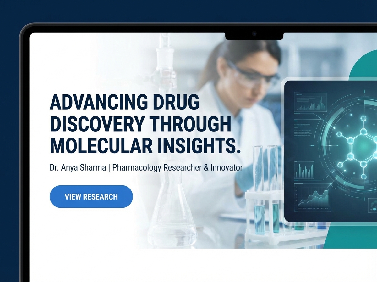 Build Your Professional Pharmacology Researcher Website website preview