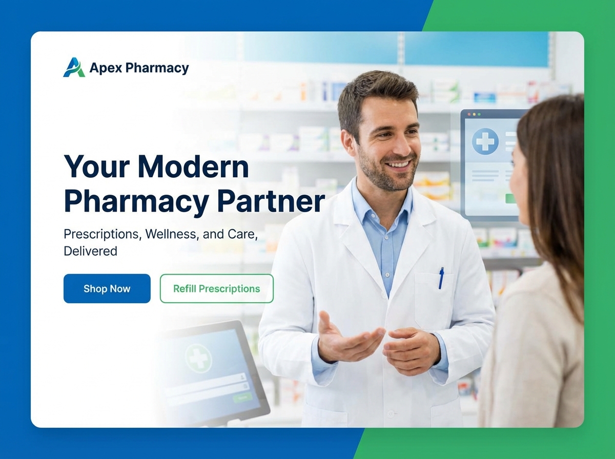 Build Your Digital Hub with a Modern Pharmacy Website Builder website preview