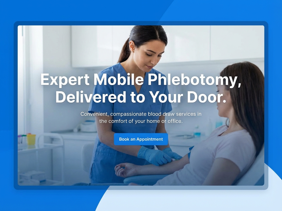 Build Your Professional Phlebotomist Website Today website preview