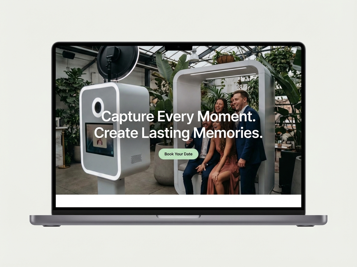 Build Your Amazing Photo Booth Website Today website preview