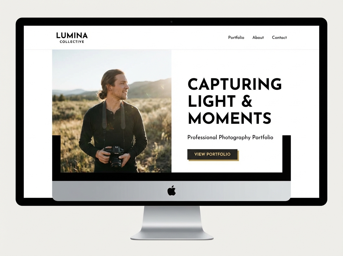 Build Your Stunning Online Portfolio as a Photographer website preview