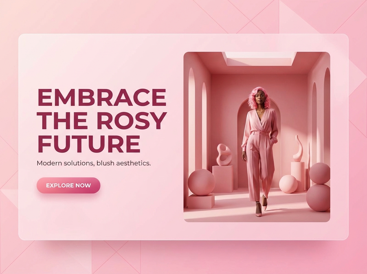 Unleash Your Creativity with Our Pink Color Website Builder website preview