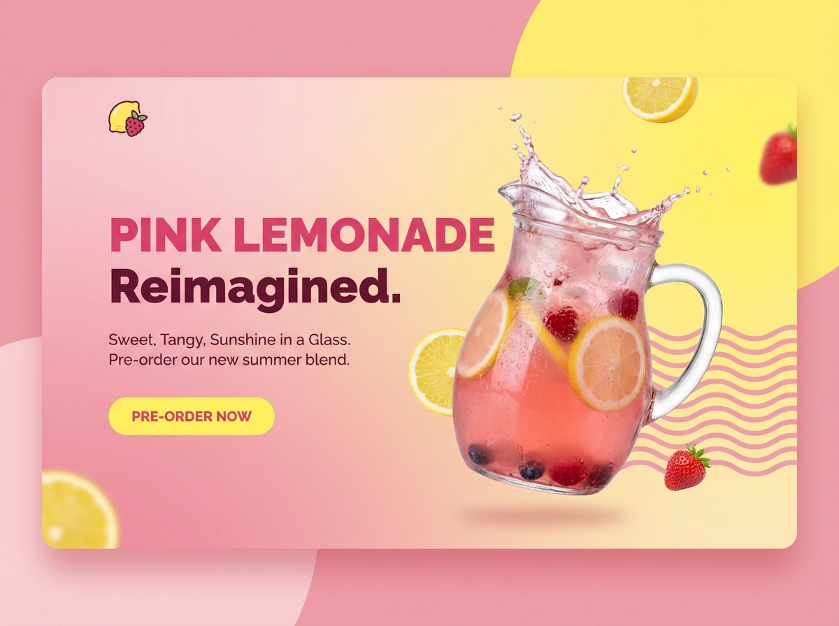 Unleash Creativity with Your Perfect Pink Lemonade Color Palette website preview