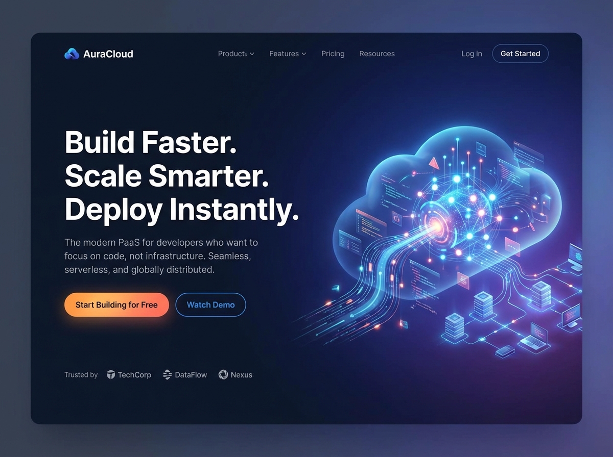Launch Your Vision with Our Powerful Platform-as-a-Service website preview