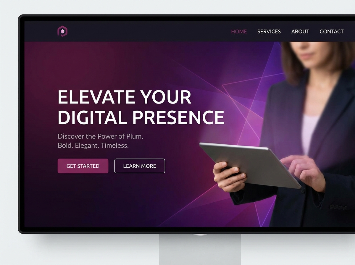 Unleash the Power of Elegant Plum Purple Color website preview
