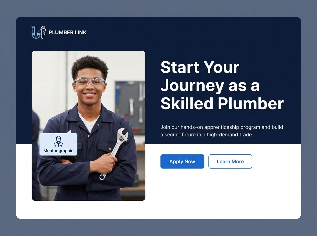 Launch Your Thriving Plumber Apprentice Website website preview