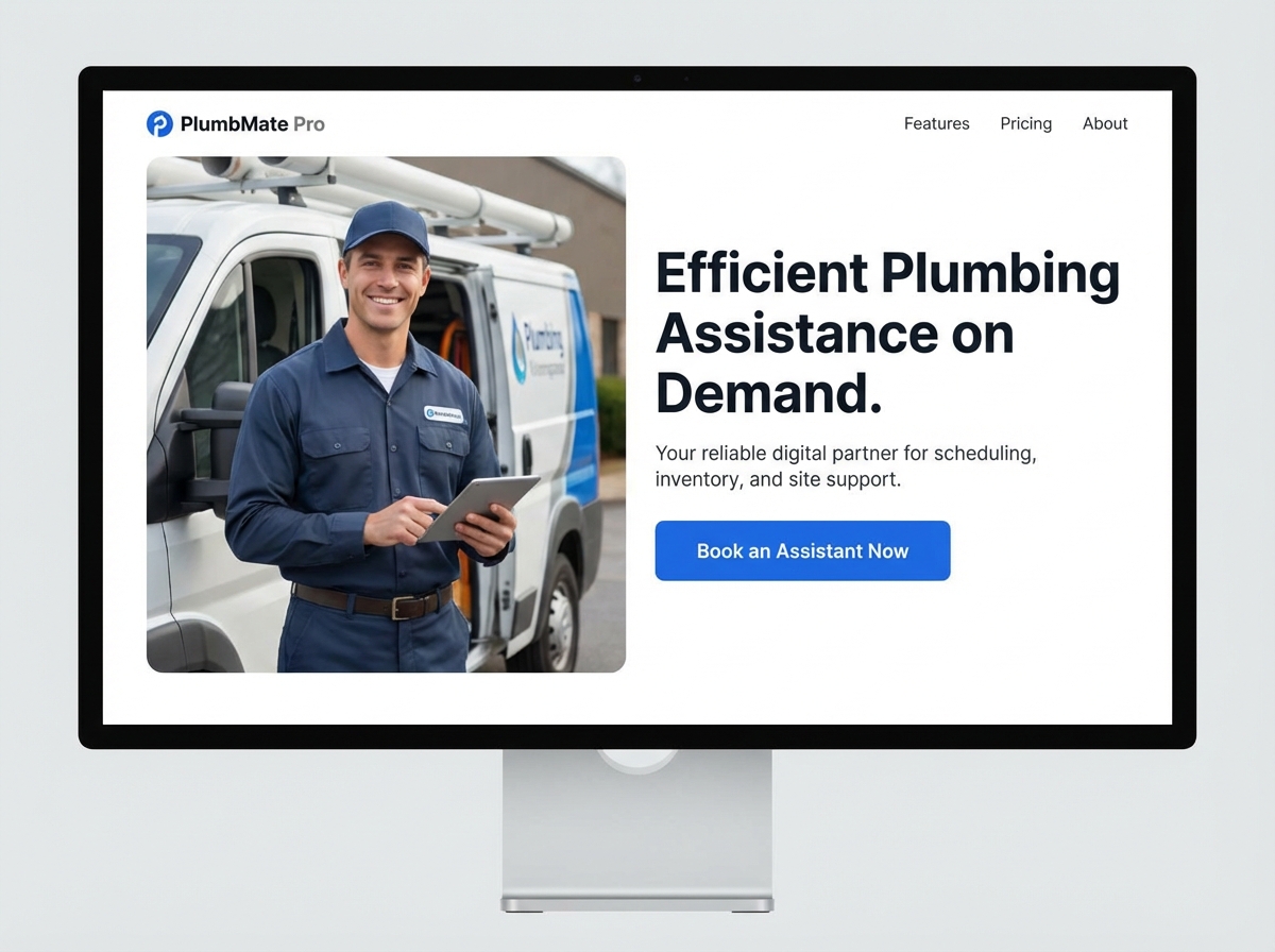 Build Your Online Presence with Our Smart Plumber Assistant website preview