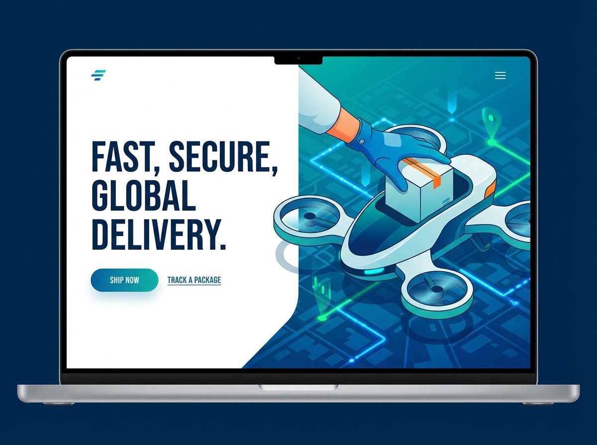 Build Your Powerful Postal Services Website Today website preview