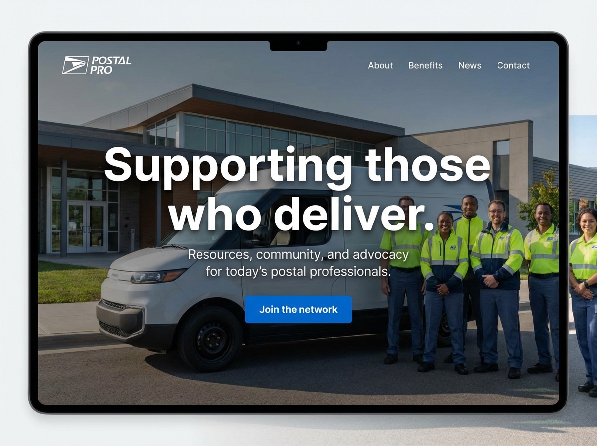 Build Your Own Engaging Postal Worker Website website preview