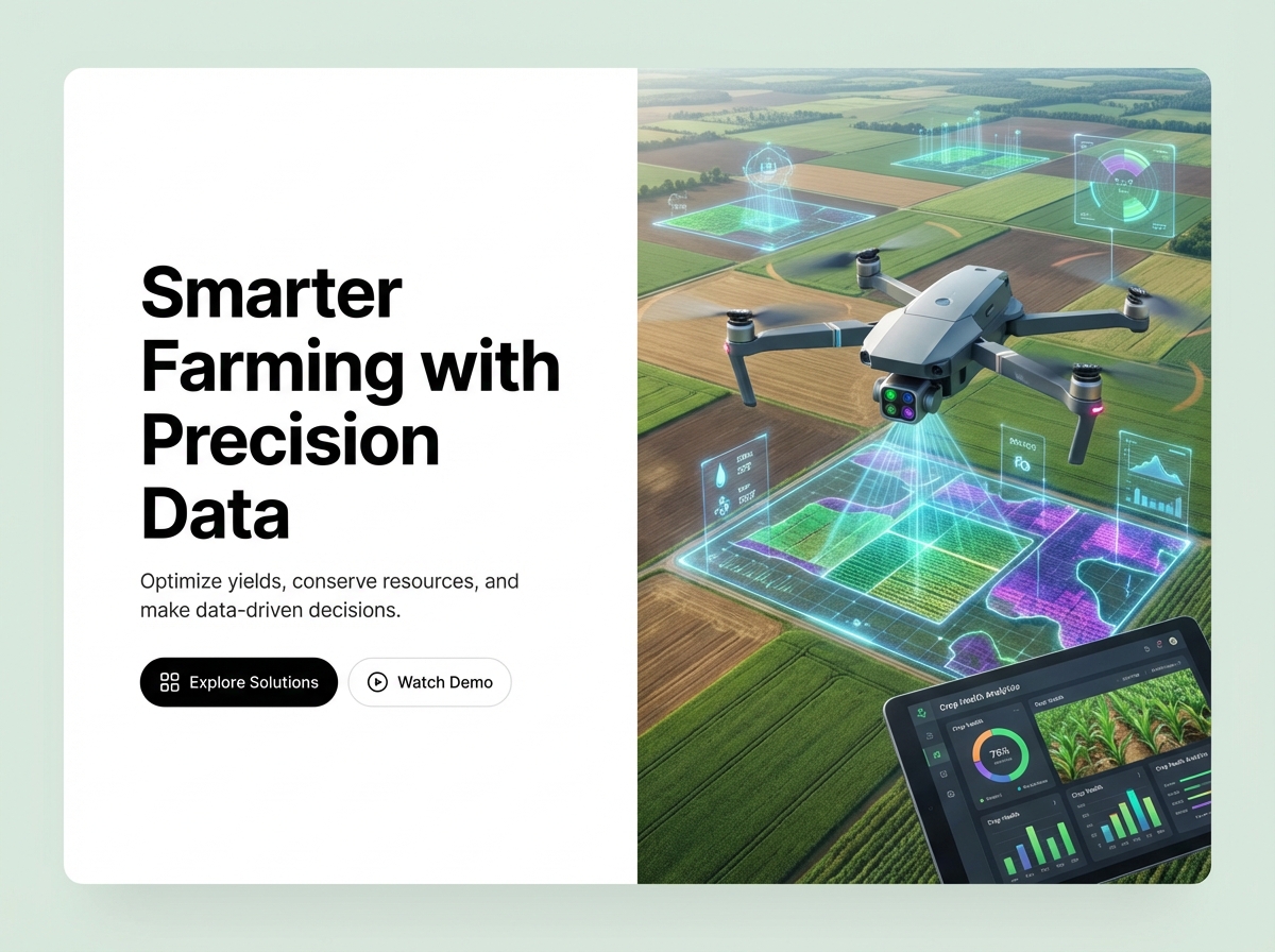 Build Smarter: The Ultimate Website Builder for Precision Agriculture website preview