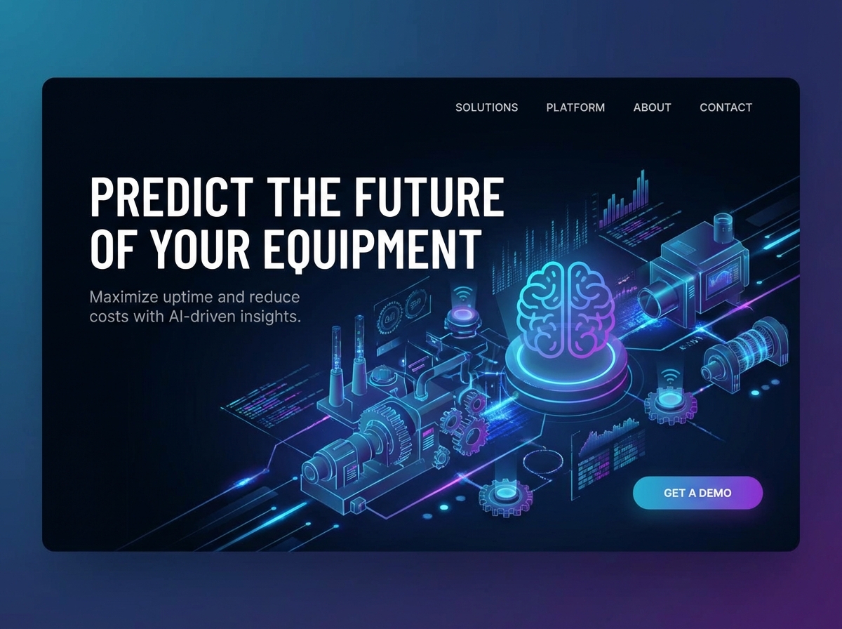 Boost Uptime with our Predictive Maintenance Website Builder website preview
