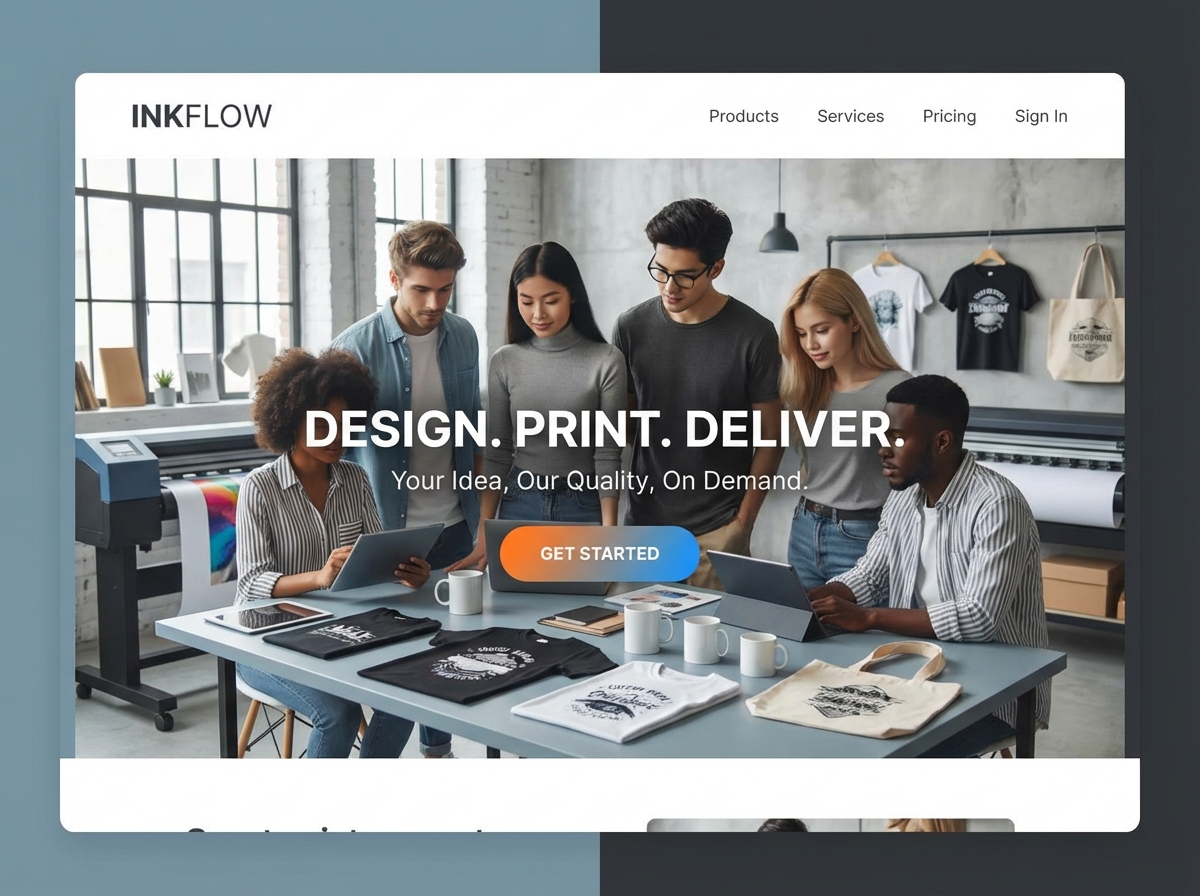 Launch Your Dream Brand with Our Print-on-Demand Website Builder website preview