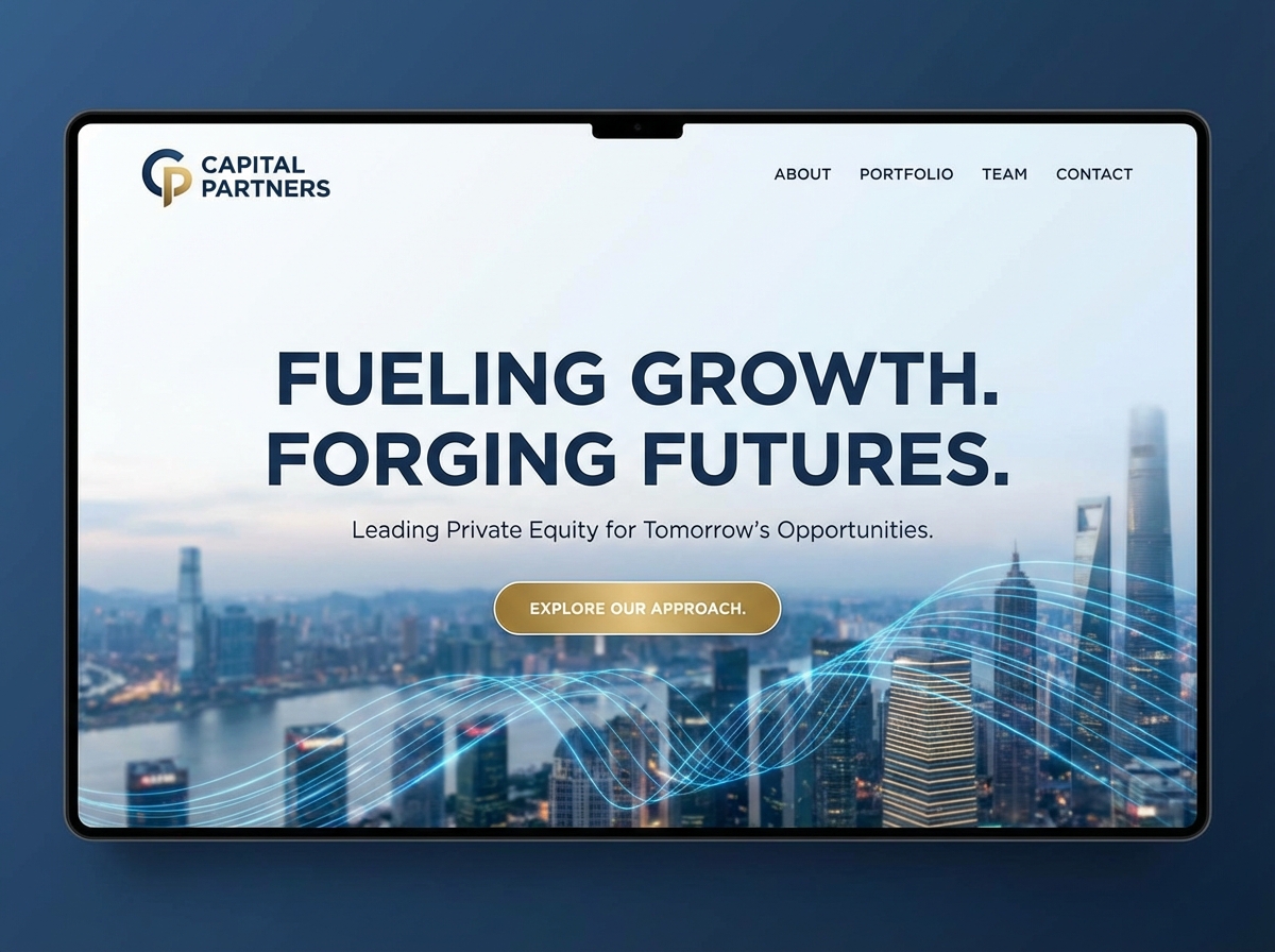 Build a High-Performance Private Equity Website website preview