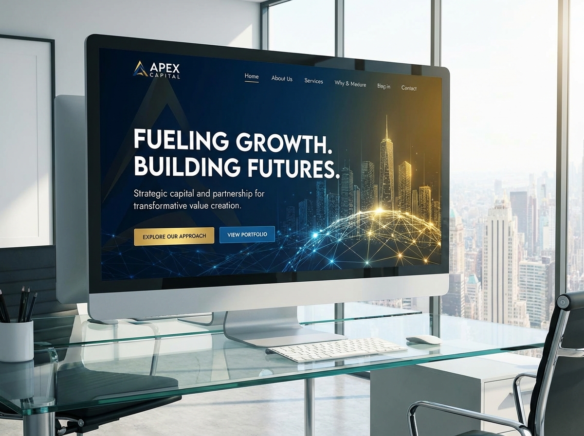 Build a High-Impact Website for Your Private Equity Services website preview