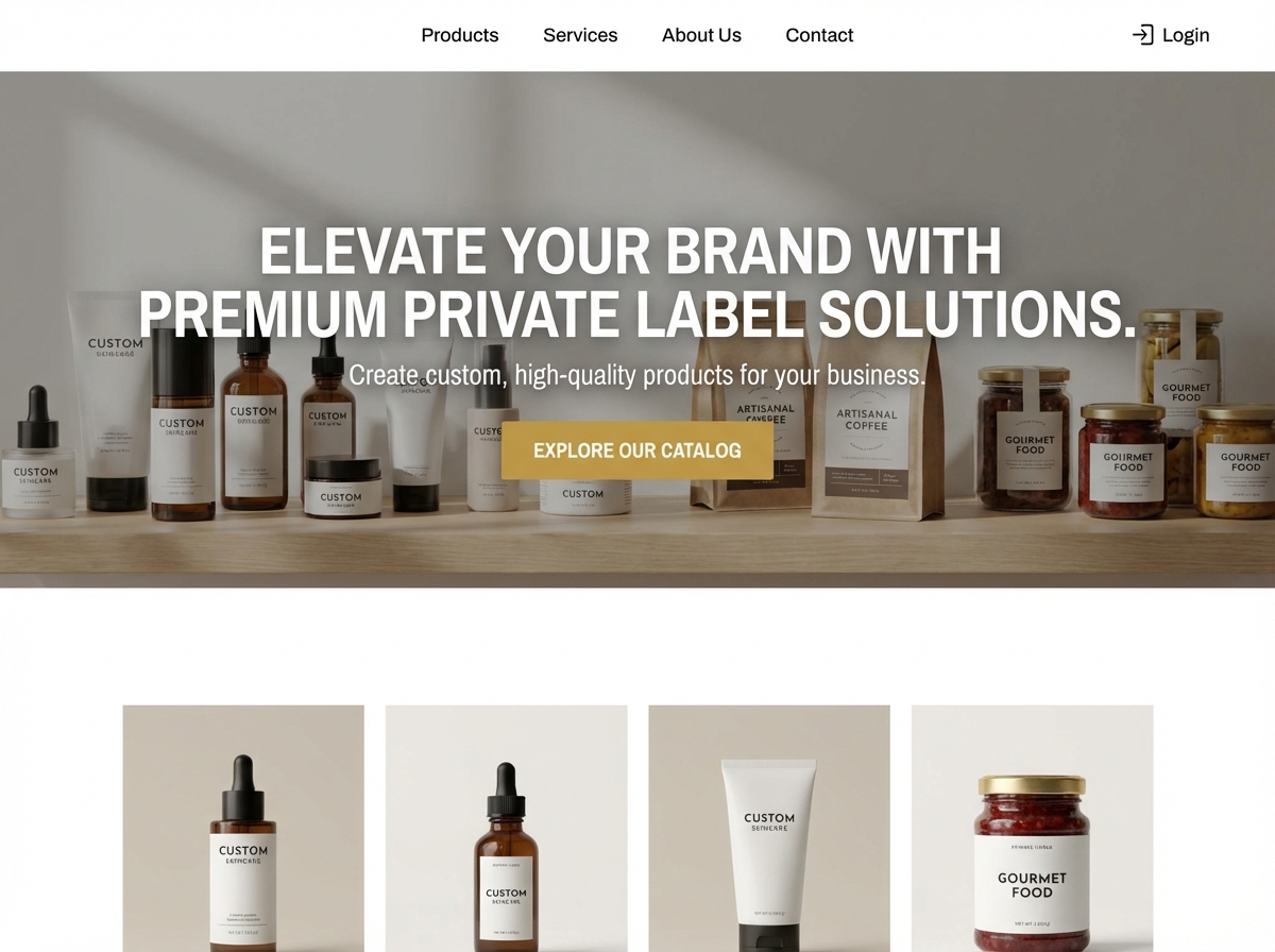 Create & Launch Your Own Private Label Website website preview
