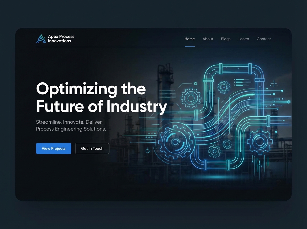 Build a Professional Online Presence for Your Career as a <span class='gradient-text'>Process Engineer</span> website preview