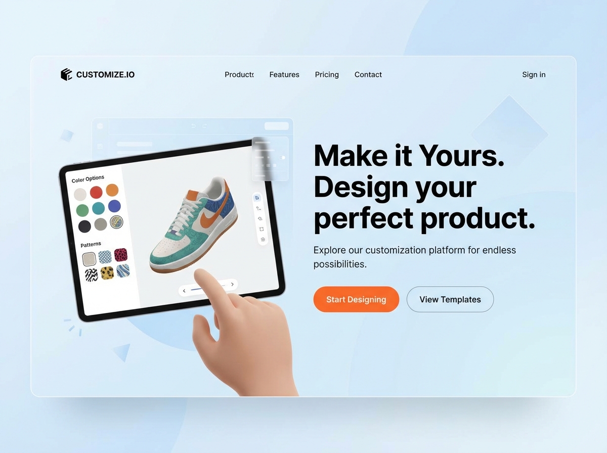 Build Dynamic Stores with a Premier Product Customization Platform website preview